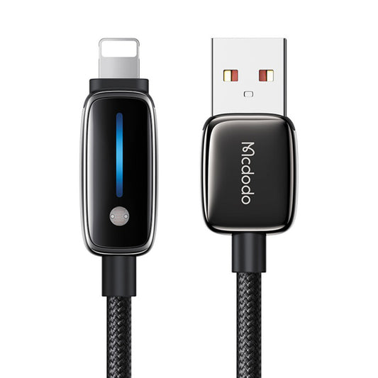 USB-A - Lightning McDodo CA-0010 -data- ja latauskaapeli, 18W, 1.2m, Musta