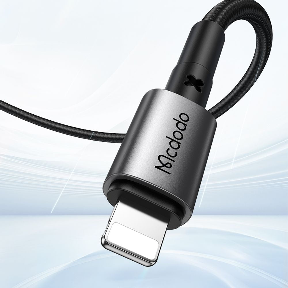 USB-A to Lightning McDodo CA-3580 Data and Charging Cable, 18W, 1.2m, Black