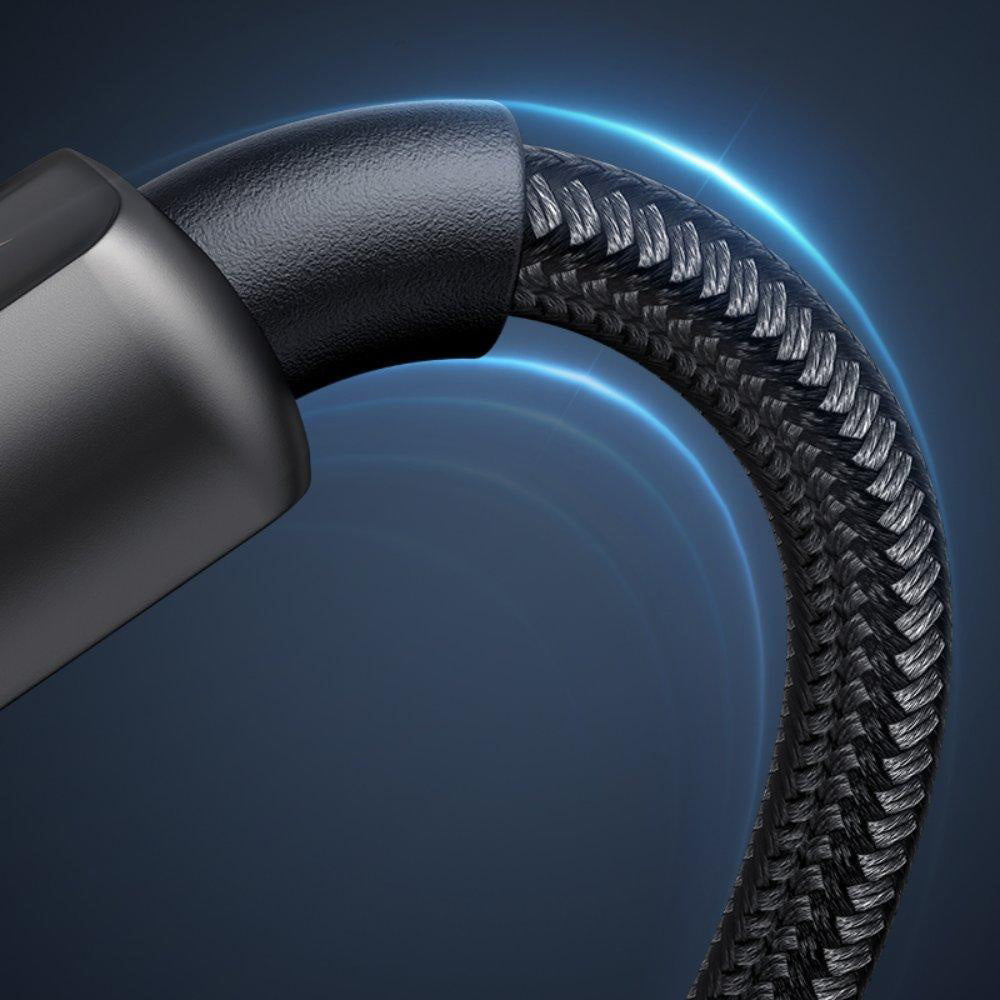 USB-A - Lightning McDodo CA-3620 Data- ja Latauskaapeli, Auto Power Off -näyttö, 18W, 1.2m, Musta