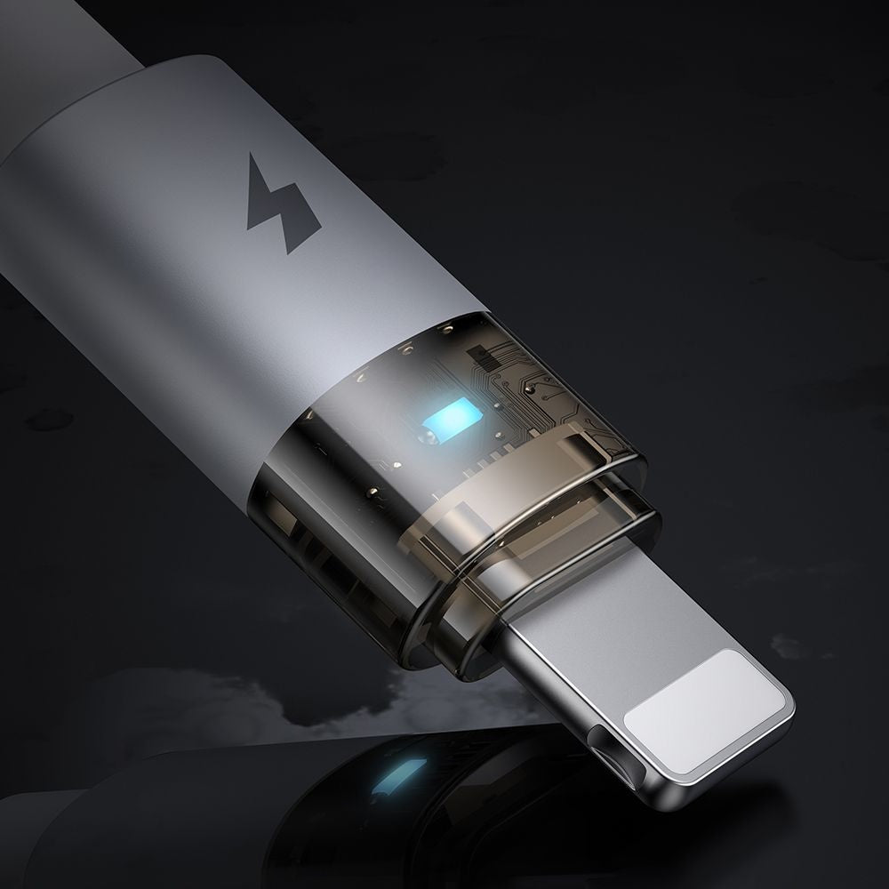 USB-A - Lightning McDodo CA-6912 -data- ja latauskaapeli, 18W, 1.2m, Valkoinen