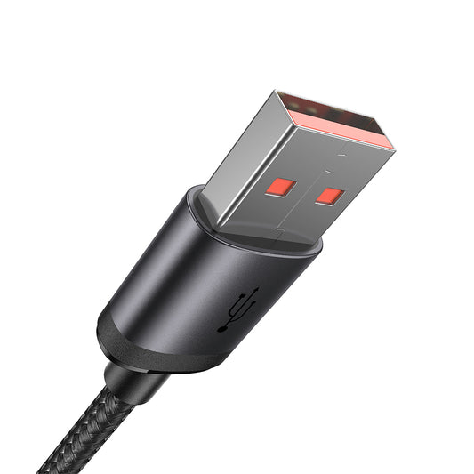 USB-A - microUSB McDodo CA-3990 -data- ja latauskaapeli, 18W, 1m, Musta