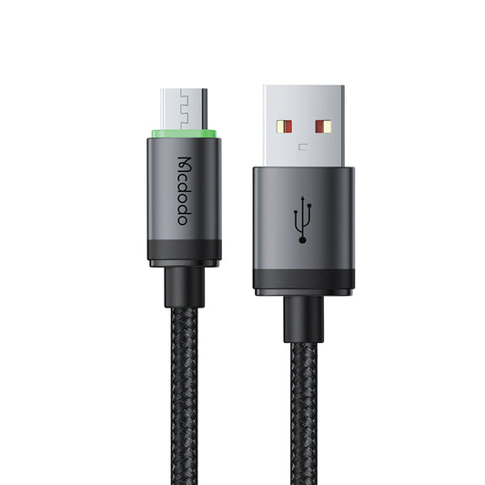 USB-A - microUSB McDodo CA-3990 -data- ja latauskaapeli, 18W, 1m, Musta