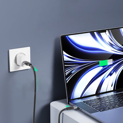 USB-A - USB-C Lito LD23T data- ja latauskaapeli, 18W, 1m, Harmaa