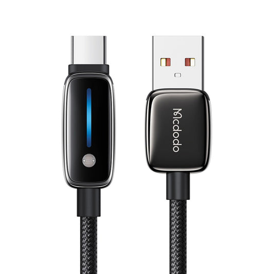 USB-A - USB-C McDodo CA-0020 -data- ja latauskaapeli, 66W, 1.2m, Musta