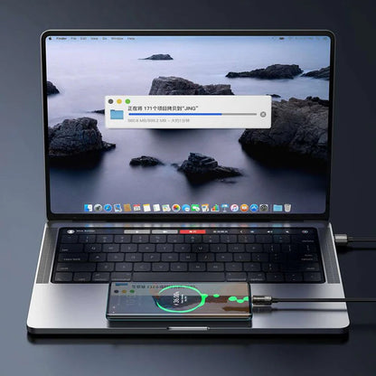 USB-A - USB-C McDodo CA-3150 Auto Power Off -data- ja latauskaapeli, 100W, 1.2m, Musta