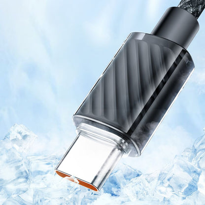 USB-A - USB-C McDodo CA-3650 -datalatauskaapeli, 100W, 1.2m, Musta