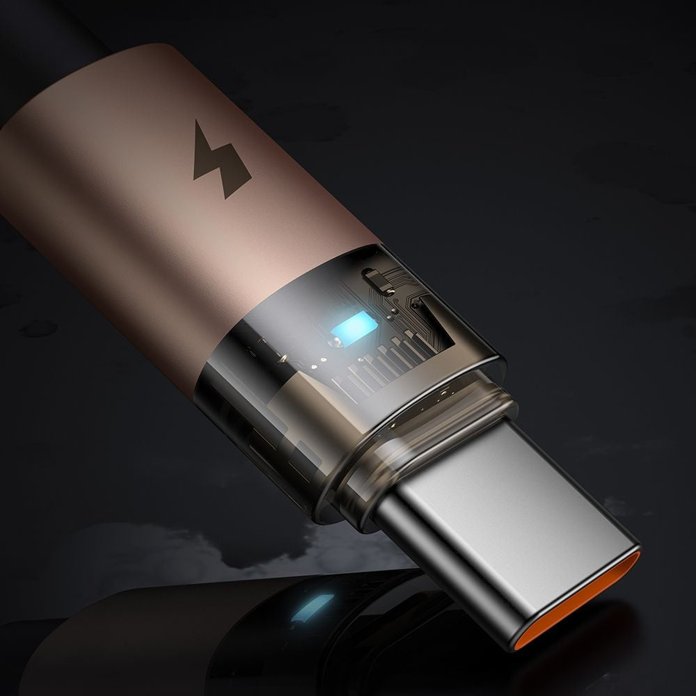 USB-A - USB-C McDodo CA-6891 -data- ja latauskaapeli, 66W, 1.2m, Kulta