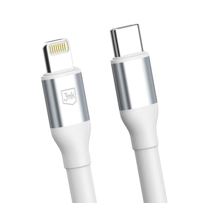 USB-C to Lightning Data and Charging Cable 3MK Hyper N, 27W, 2m, White
