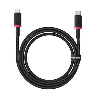 USB-C - Lightning Baseus Dura Series -data- ja latauskaapeli, 20W, 2m, Punainen Musta E0420802