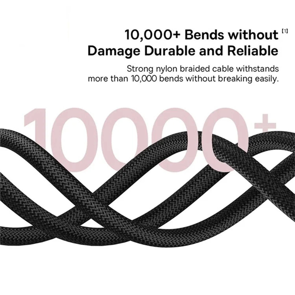 USB-C - Lightning Baseus Dura Series -data- ja latauskaapeli, 20W, 2m, Punainen Musta E0420802