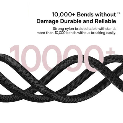 USB-C - Lightning Baseus Dura Series -data- ja latauskaapeli, 20W, 2m, Punainen Musta E0420802