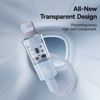 USB-C to Lightning Baseus Gem Data and Charging Cable, 20W, 2m, Blue P10373001311-01