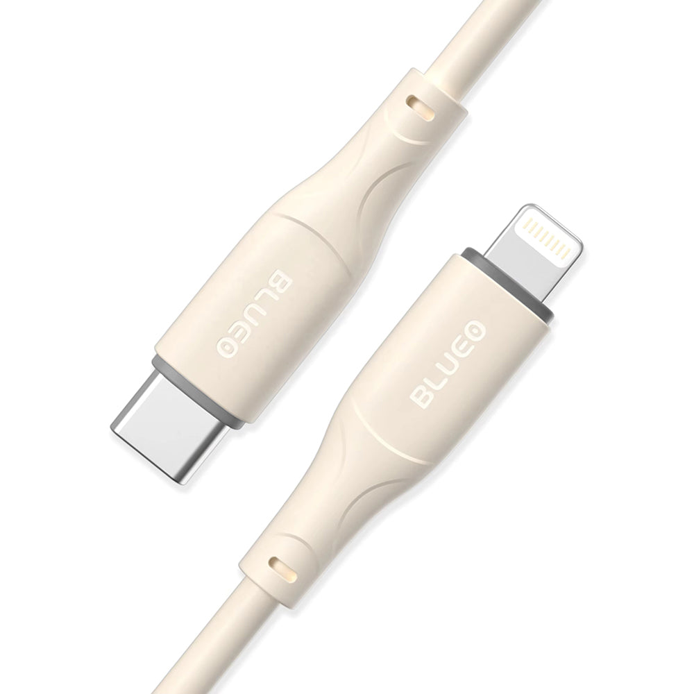 USB-C - Lightning Blueo Ape Legend -data- ja latauskaapeli, 20W, 1.5m, Harmaa