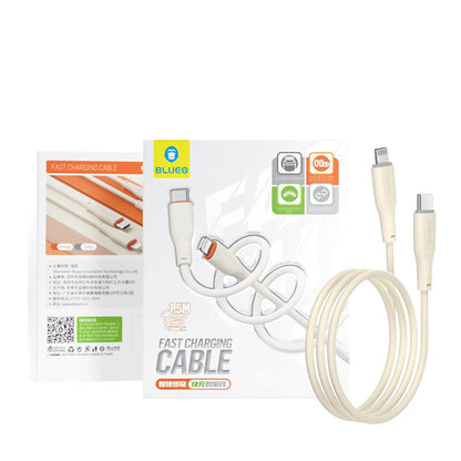 USB-C - Lightning Blueo Ape Legend -data- ja latauskaapeli, 20W, 1.5m, Harmaa