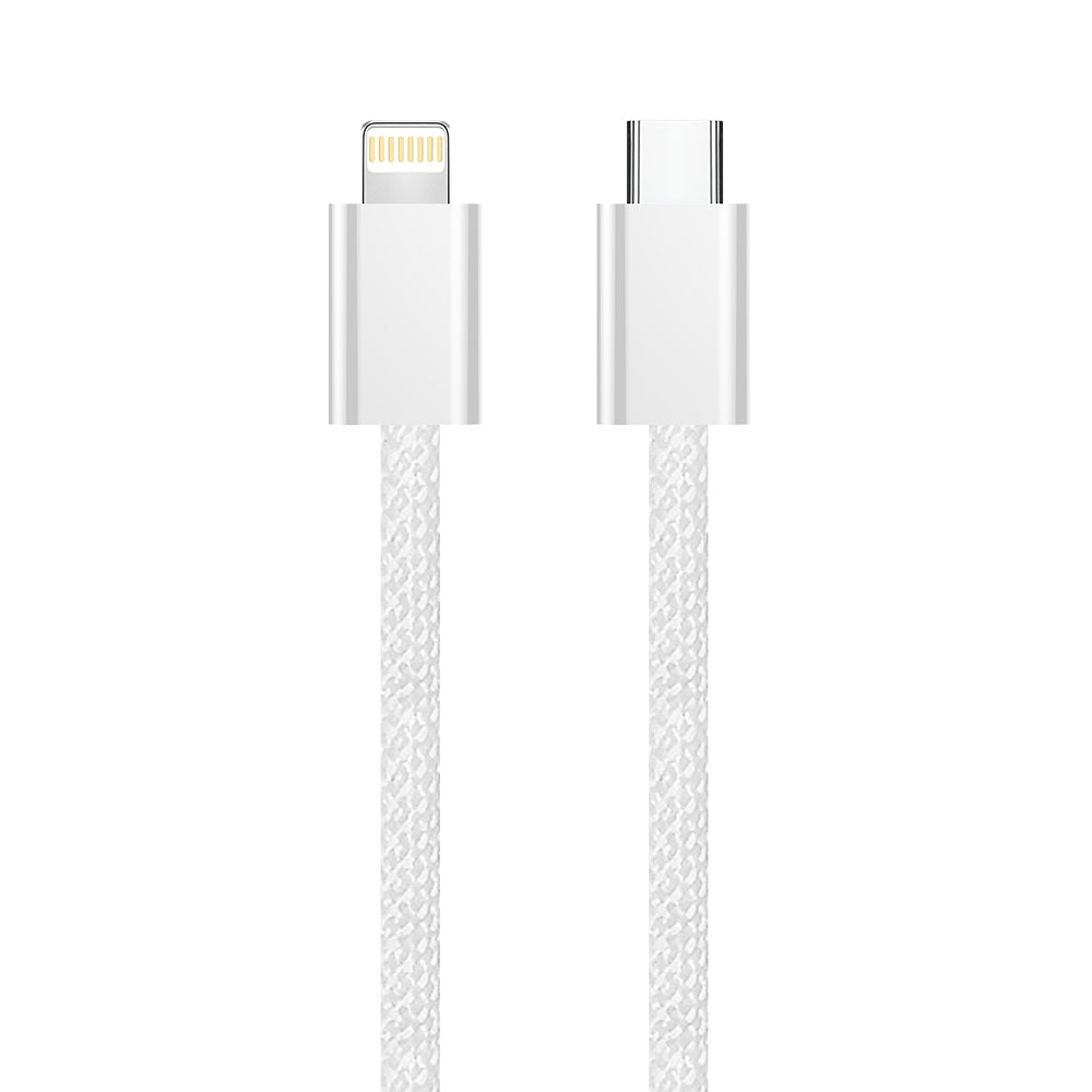 USB-C - Lightning -lataus- ja tiedonsiirtokaapeli ColorWay CW-CBPDCL061, 27W, 1m, Harmaa