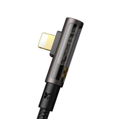 USB-C - Lightning McDodo CA-3390 Angled -data- ja latauskaapeli, 36W, 1.2m, Musta