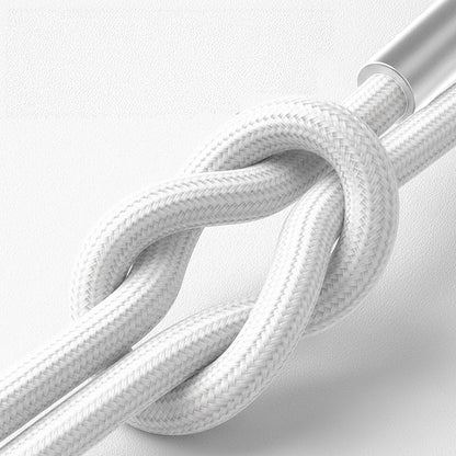 USB-C-tietojen ja latauksen kaapeli - USB-C 3MK Hyper N, 100W, 2m, valkoinen