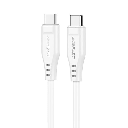 USB-C - USB-C Acefast C3-03 -data- ja latauskaapeli, 60W, 1.2m, Valkoinen