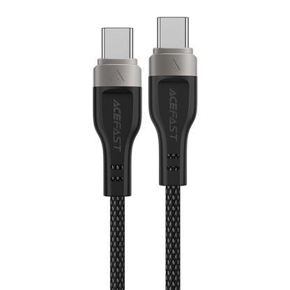 USB-C - USB-C Acefast C11-03 Data- ja Latauskaapeli, 60W, 1.2m, Musta