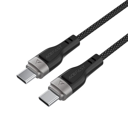 USB-C - USB-C Acefast C11-03 Data- ja Latauskaapeli, 60W, 1.2m, Musta
