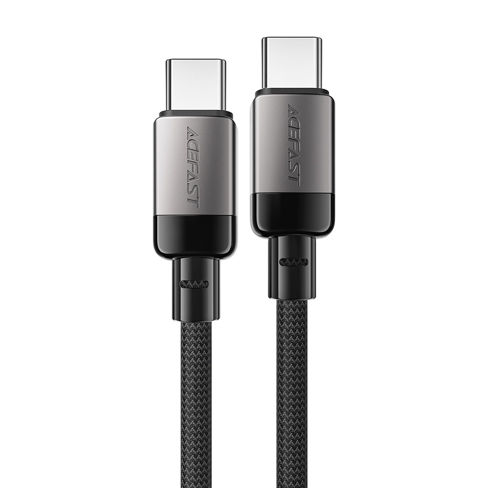 USB-C - USB-C Acefast C9-03 -data- ja latauskaapeli, 60W, 1.2m, Musta