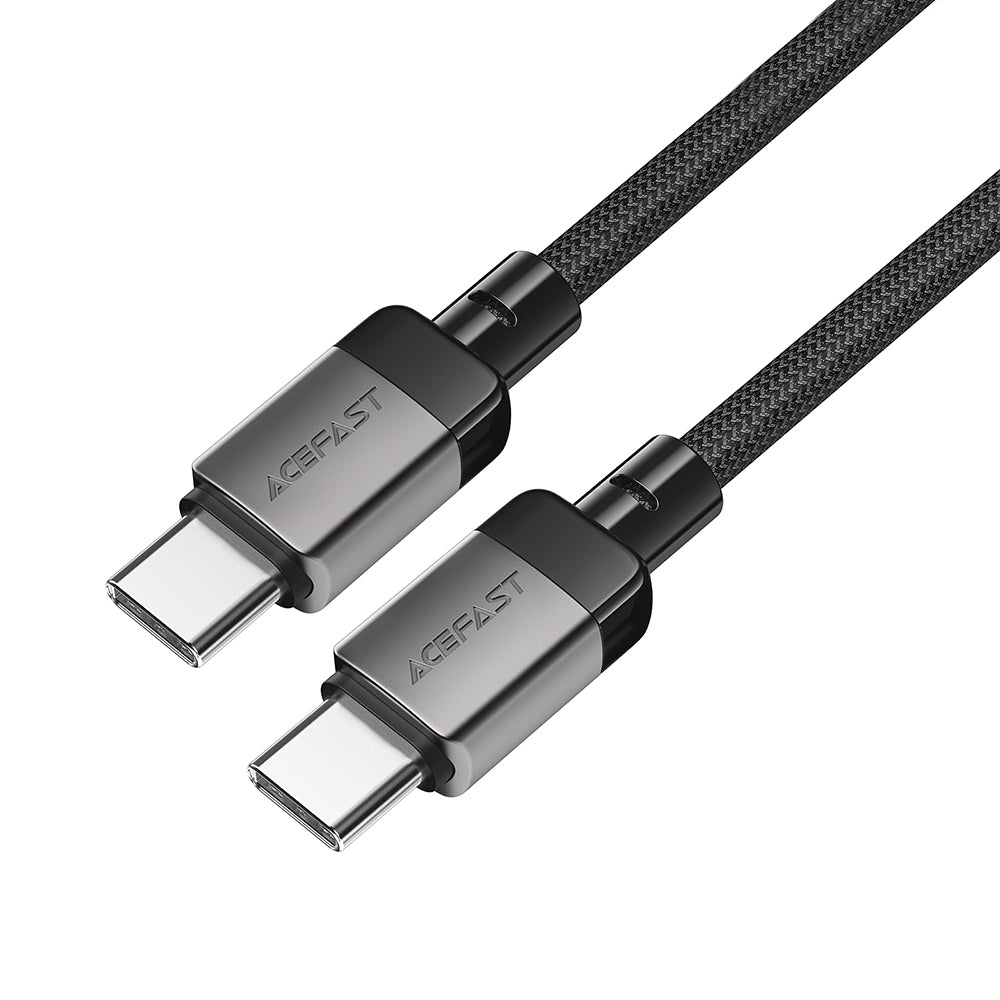 USB-C - USB-C Acefast C9-03 -data- ja latauskaapeli, 60W, 1.2m, Musta