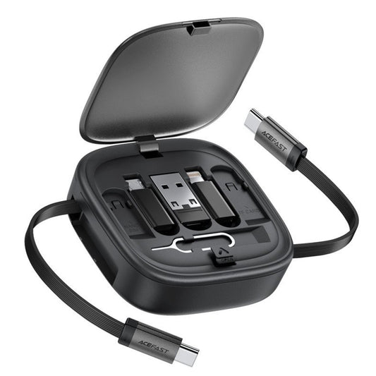 USB-C to USB-C Acefast Travel J3 Data and Charging Cable, 60W, 0.95m, Black