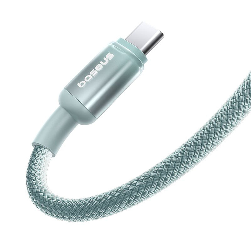 USB-C - USB-C Baseus Discolor Data- ja Latauskaapeli, 100W, 2m, Sinivihreä E0420703