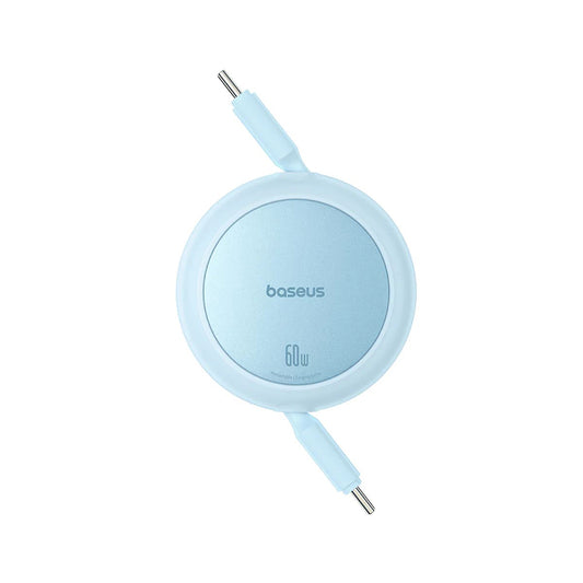 USB-C - USB-C Baseus Free2Pull Mini Retractable -data- ja latauskaapeli, 60W, 1m, Sininen P10364500311-01