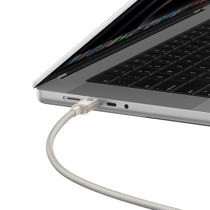 USB-C - USB-C Baseus Titanium -data- ja latauskaapeli, 100W, 2m, Hopea P10378100G21-01