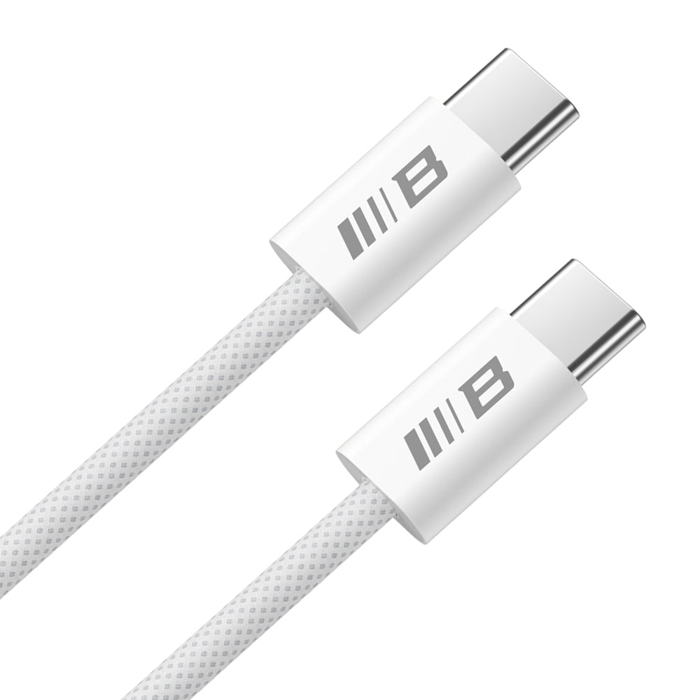 USB-C - USB-C Blueo -data- ja latauskaapeli, 100W, 2m, Valkoinen