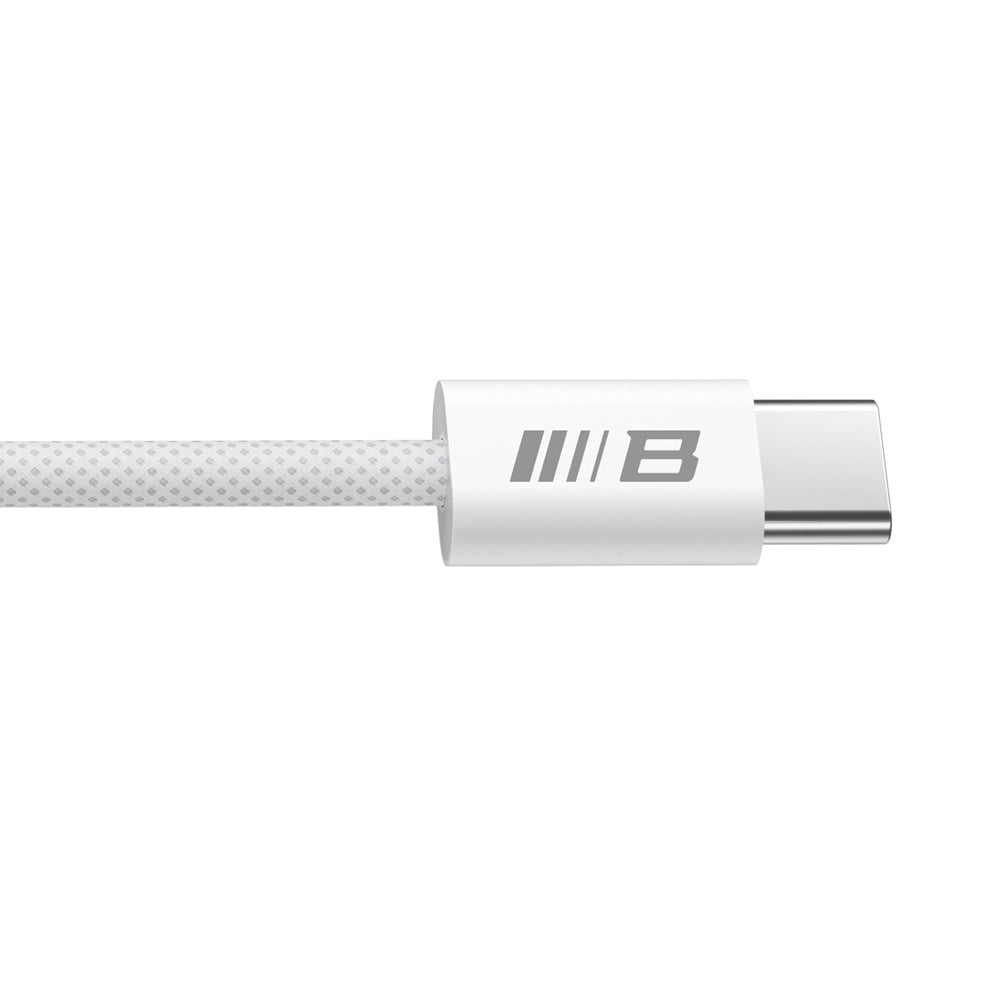 USB-C - USB-C Blueo -data- ja latauskaapeli, 100W, 2m, Valkoinen