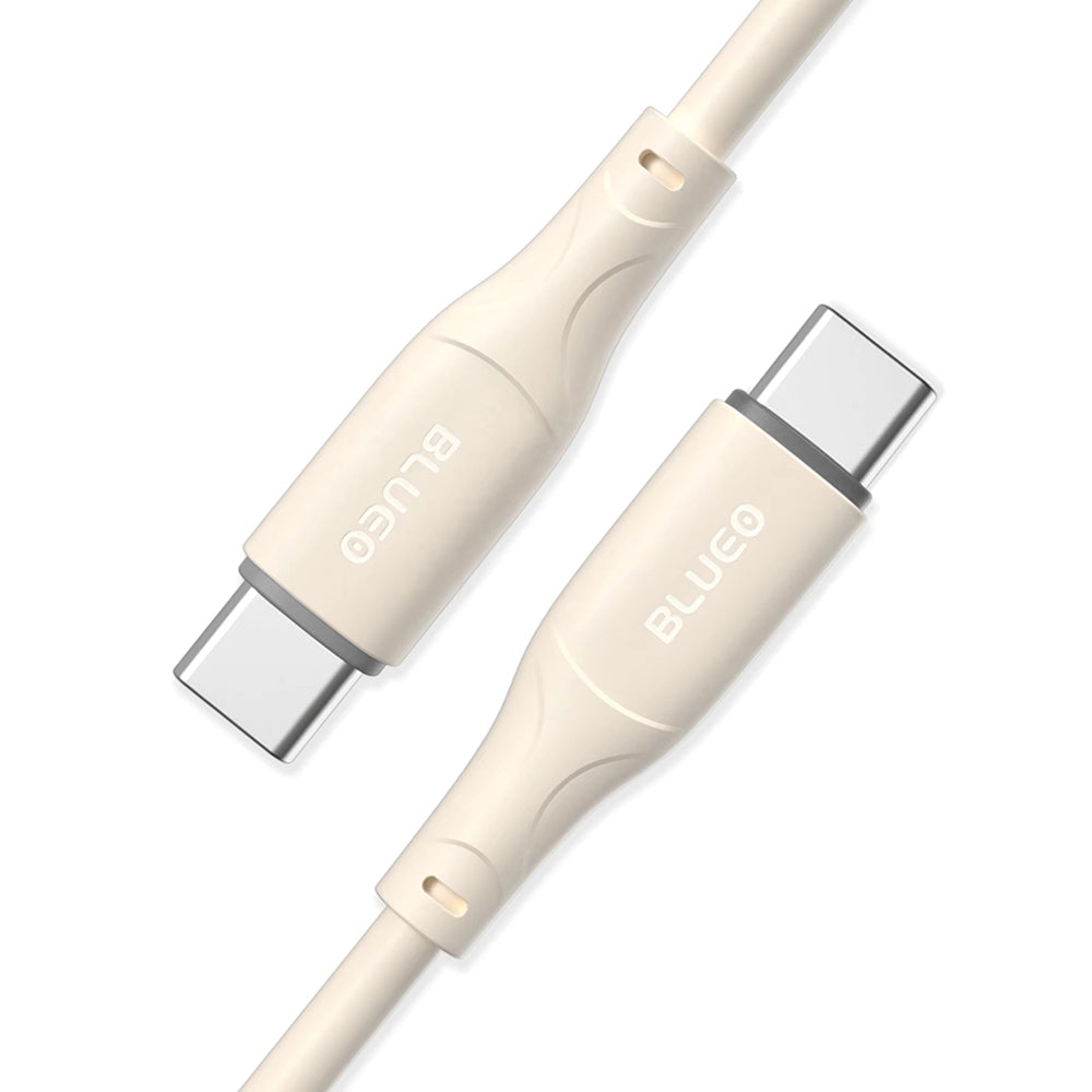 USB-C - USB-C Blueo Ape Legend -data- ja latauskaapeli, 100W, 1.5m, Harmaa