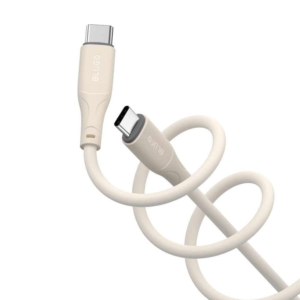 USB-C - USB-C Blueo Ape Legend -data- ja latauskaapeli, 100W, 1.5m, Harmaa