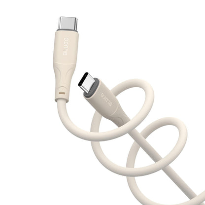USB-C - USB-C Blueo Ape Legend -data- ja latauskaapeli, 100W, 1.5m, Harmaa