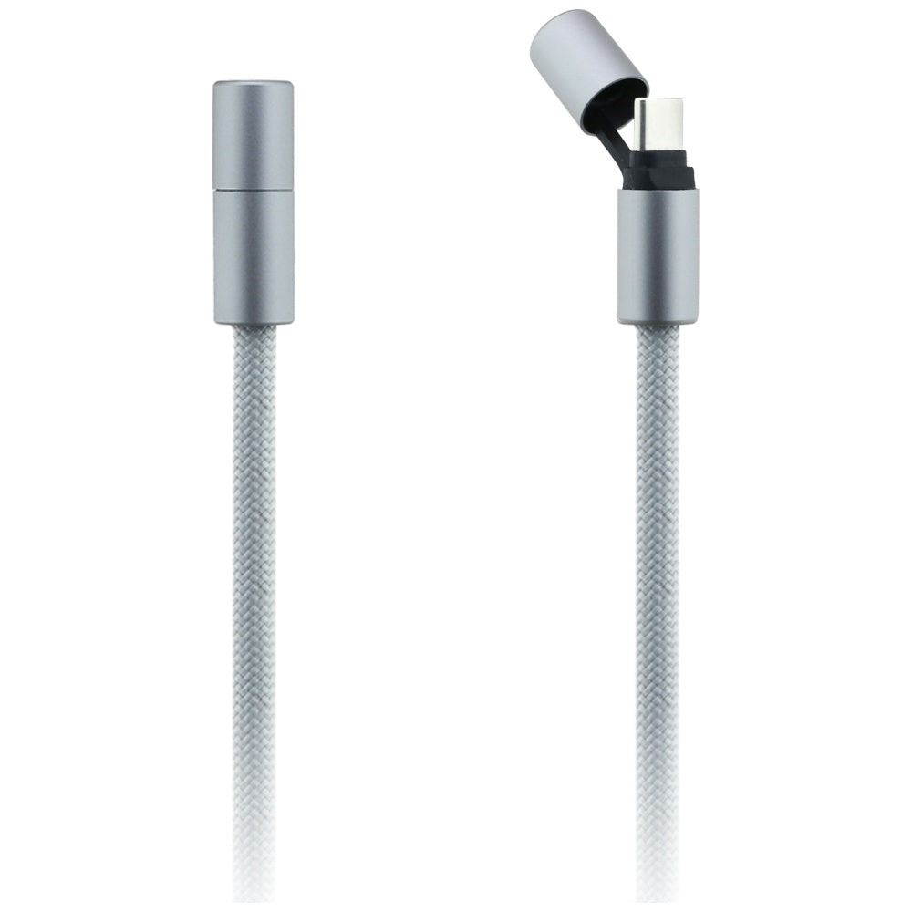 USB-C - USB-C Karl Lagerfeld Choupette Charm -data- ja latauskaapeli, 100W, 1.5m, Harmaa