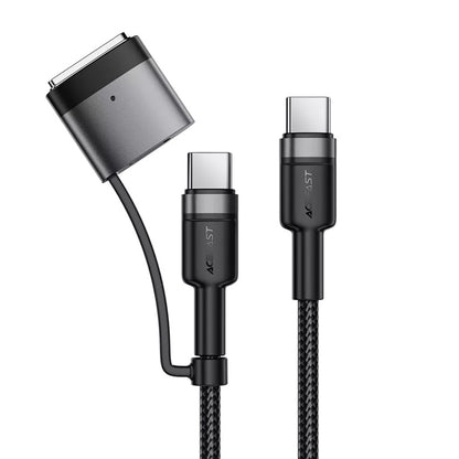 Acefast latauskaapeli, USB-C - USB-C / MagSafe 3, 240W, 1.2m, Musta