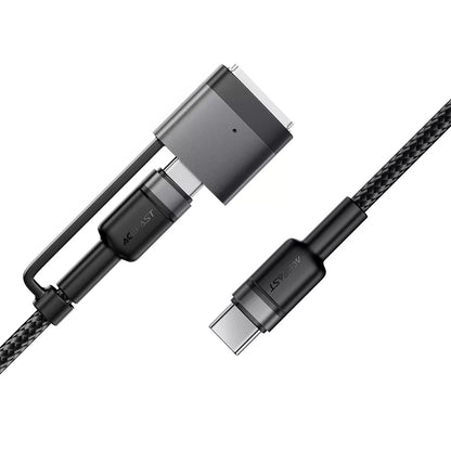 Acefast latauskaapeli, USB-C - USB-C / MagSafe 3, 240W, 1.2m, Musta