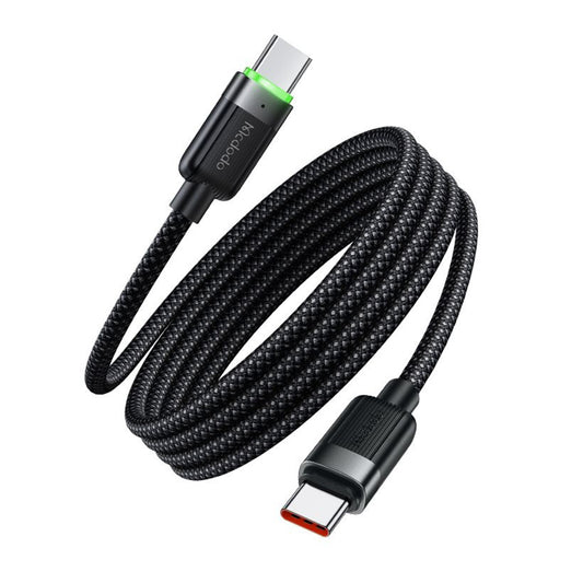 USB-C - USB-C McDodo CA-2000 itsekelautuva data- ja latauskaapeli, 60W, 1.2m, Musta