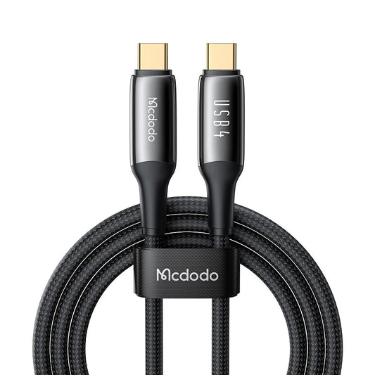 USB-C - USB-C McDodo CA-2990 Data- ja Latauskaapeli, 240W, 1.2m, Musta