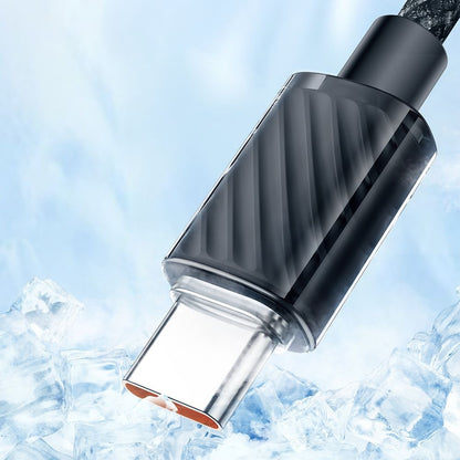 USB-C - USB-C McDodo CA-3670 -data- ja latauskaapeli, 100W, 1.2m, Musta