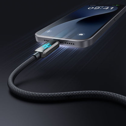 USB-C - USB-C McDodo CA-4250 Display -data- ja latauskaapeli, 100W, 1.2m, Musta