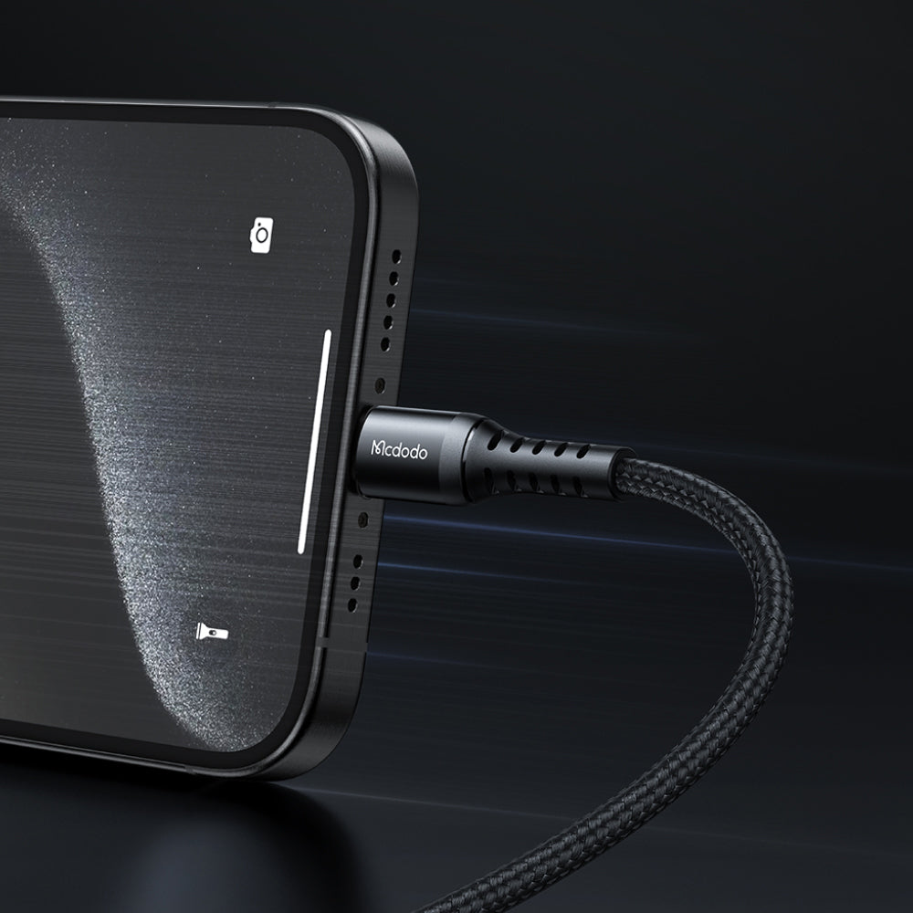 USB-C - USB-C McDodo CA-5641 Data- ja latauskaapeli, 60W, 1m, Musta