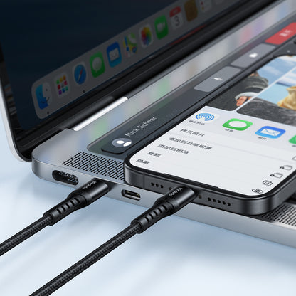 USB-C - USB-C McDodo CA-5641 Data- ja latauskaapeli, 60W, 1m, Musta