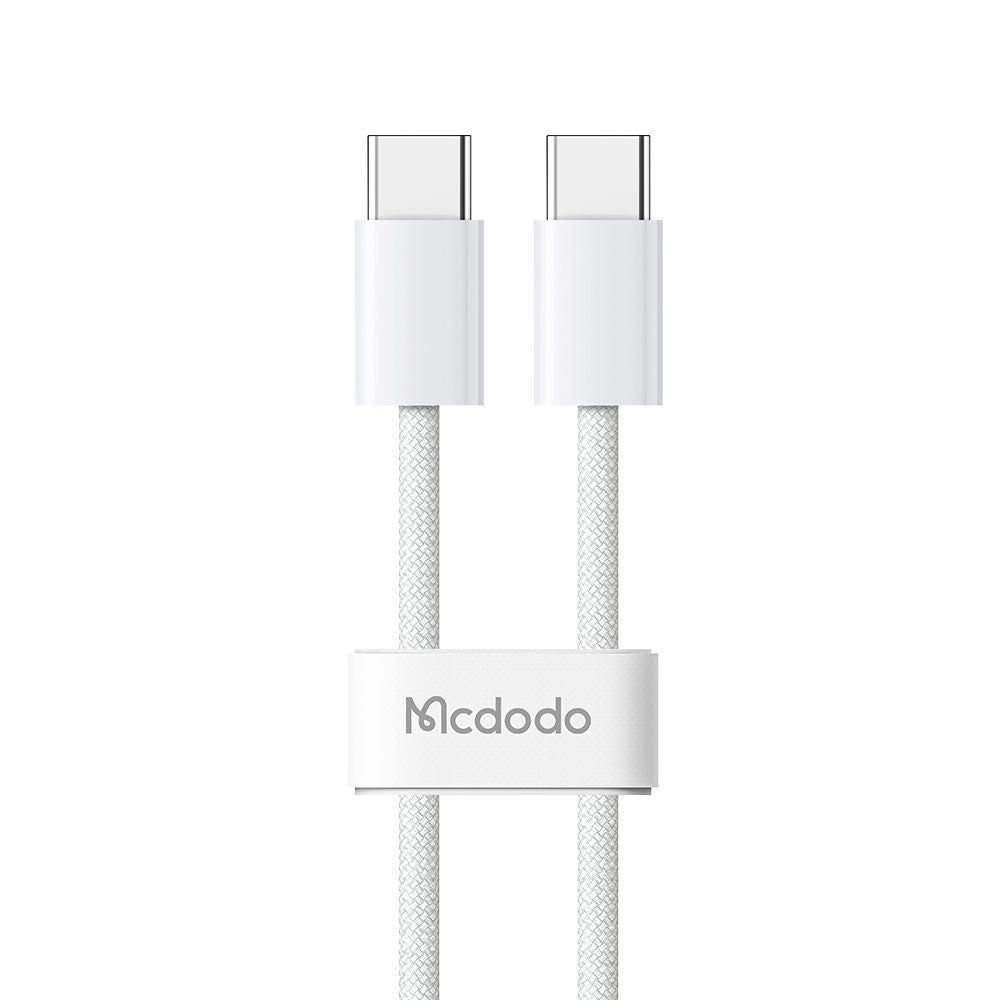 USB-C - USB-C McDodo CA-5690 Data- ja Latauskaapeli, 60W, 1m, Valkoinen