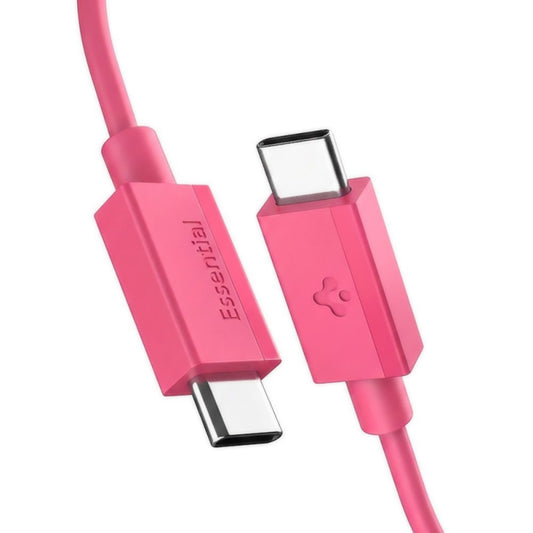 USB-C-tietojen ja latauskaapeli - USB-C Spigen EB6010CC, 60W, 1m, Vaaleanpunainen ACA10414