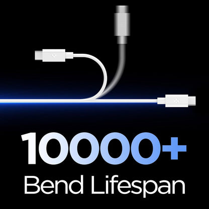USB-C Data and Charging Cable - USB-C Spigen EB6015CC, 60W, 1.5m, White ACA10416