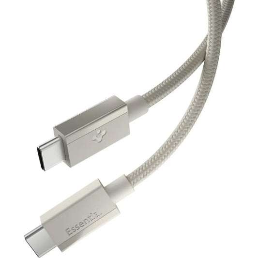 USB-C-tietojen ja latauskaapeli - USB-C Spigen EB6015CC, 60W, 1,5m, Harmaa Titaani ACA10419