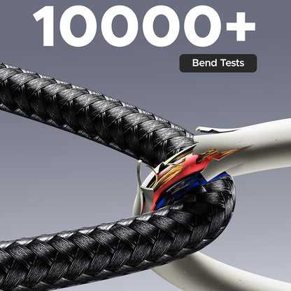 USB-C - USB-C UGREEN 65866 Display -data- ja latauskaapeli, 240W, 1m, Harmaa