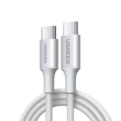 USB-C - USB-C UGREEN L501 -data- ja latauskaapeli, 60W, 2m, Harmaa